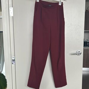 Vintage American Apparel Casual Burgundy Trousers